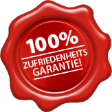 100% Zufriedenheits Garantie! 100% Zufriedenheits Garantie!